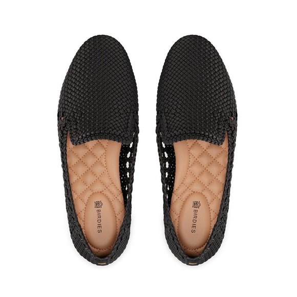 Birdies Handwoven Starling Flats in Black, 7.5 - Picture 1 of 13